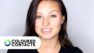 How To Use Coloured Contacts | Tutorial with Makeup Madhouse