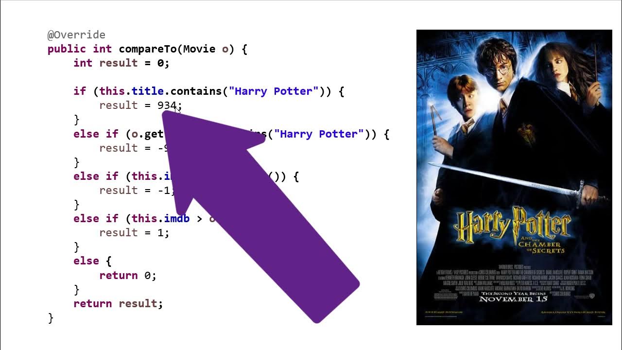 Writing a Java compareTo Method (Comparable interface) - YouTube