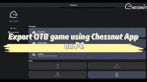 How to Export OTB Games Using the Chessnut PC App#chess #chessnut #chessgame