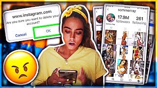 Deleting an Instagram Model's Account (18 MILLION Followers)