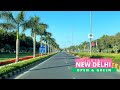 New india  delhi roads beautification  delhi is magical  open  green  president house to aiims