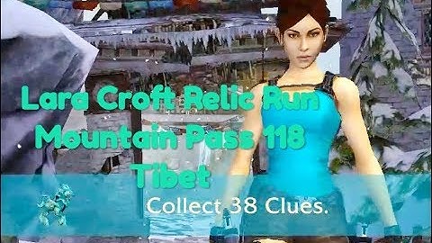 Lara Croft Relic Run 118 mountain Pass offline Android games Re-Play