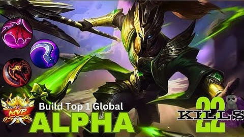 Best ALPHA COMBO DAMAGE BUILDS in MLBB #Mlbb #mobilelegends #alpha