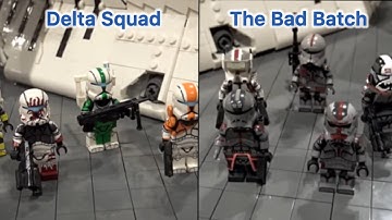 Which clone squad would you choose to go into battle with — Delta Squad or The Bad Batch?