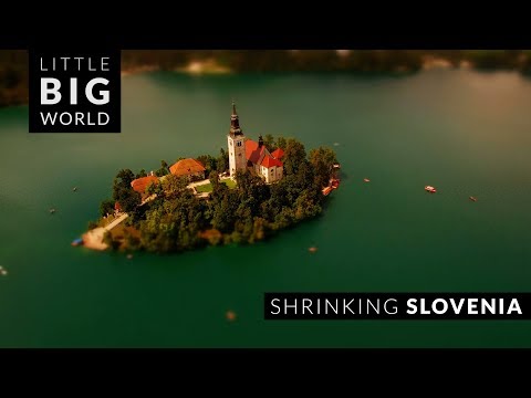 Shrinking Slovenia in 4k | Little Big World | Time lapse & Tilt shift & Drone Travel Video