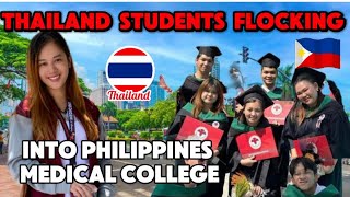 THAILAND ON WHY THEY MOVED TO PHILIPPINES TO STUDY MEDICINE #philippines #filipino #pinoy #thailand