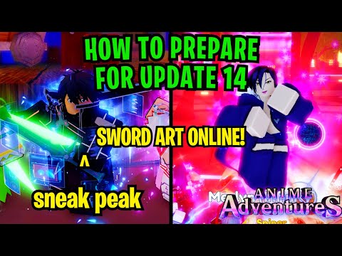 How To Prepare for UPDATE 14* + Sneak Peak* in Anime