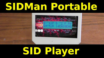 The SIDMan Portable SID File Player, Dual MOS6581