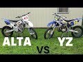 Is the E-Bike Faster? Lap Time Comparison Alta vs Yz 250