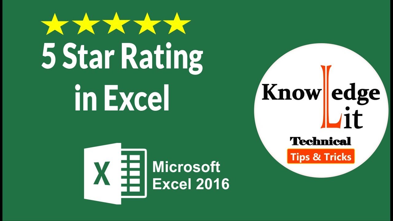 Excel Star Rating Chart