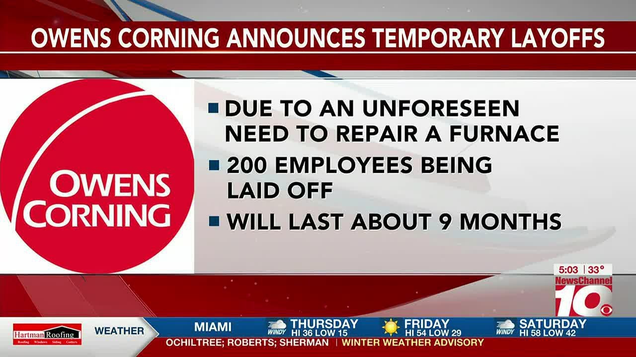 VIDEO Owens Corning Layoffs YouTube