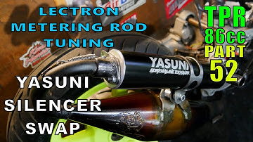 Lectron Metering Rod Tests & Installing A Yasuni Silencer On The MHR Exhaust : TPR 86cc : Part 52