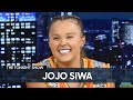 Jojo siwa teases new music and reveals that she almost quit dance before dance moms  tonight show