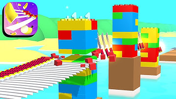 Flying Cut ​- All Levels Gameplay Android,ios (Levels 541-544)