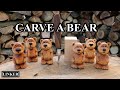 Carve a Bear -Woodcarving How To Tutorial