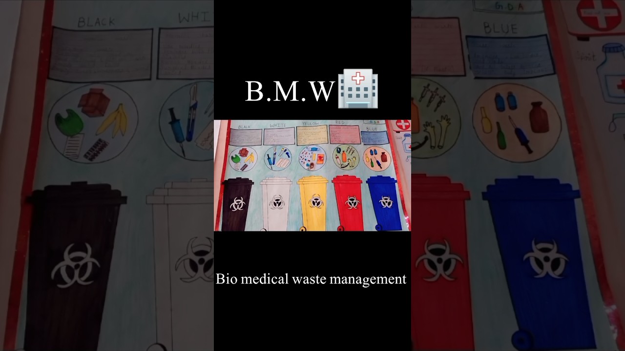 Bio medical waste management| 💉 🏥 hospital dustbin waste management|