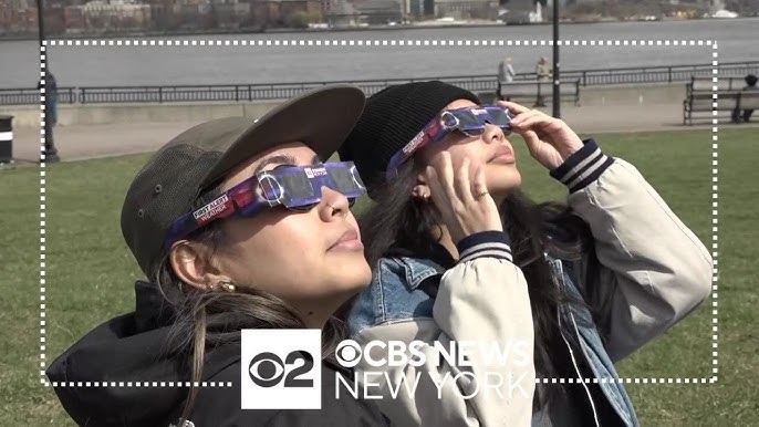 At Liberty State Park Solar Eclipse Draws Viewers