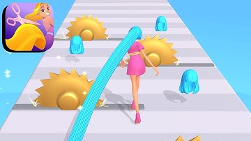 Hair Challenge ​- All Levels Gameplay Android,ios (Levels 1-4)