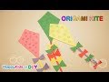 Origami kite  paper crafts  kids crafts and activities  happykids diy