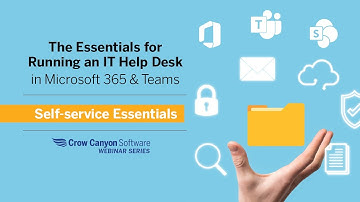 The Essentials for Running an IT Help Desk in Microsoft 365 & Teams: Self-Service Essentials