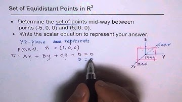 10 Represent Set of Equidistant Points in Vector Space