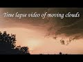 Time lapse of rainy clouds from the terrace of old palace jaora