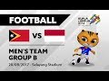 KL2017 29th SEA Games | Men's Football - TLE 🇹🇱 vs INA 🇮🇩 | 20/08/2017