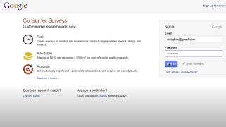Google Consumer Surveys: How to view your results