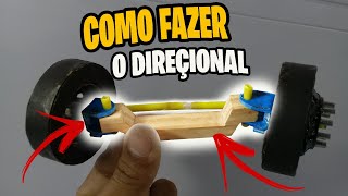 COMO FAZER UM EIXO DIRECIONAL PARA MINIATURA DE CAMINHÃO.