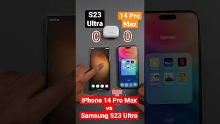 Samsung S23 Ultra vs iPhone 14 Pro Max Speed Test shorts