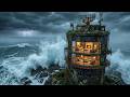 I Turned an Abandoned Sea Watchtower Into a Secret Luxury Home (ASMR)