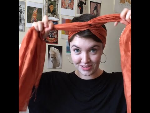 How to wear a Headscarf! Conas scairf a cheangal | BLOC