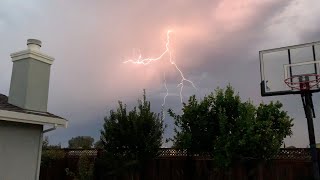 Aug 16, 2020 San Jose Thunderstorm