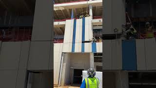 UTT MEB Unitized Curtain Wall Installation