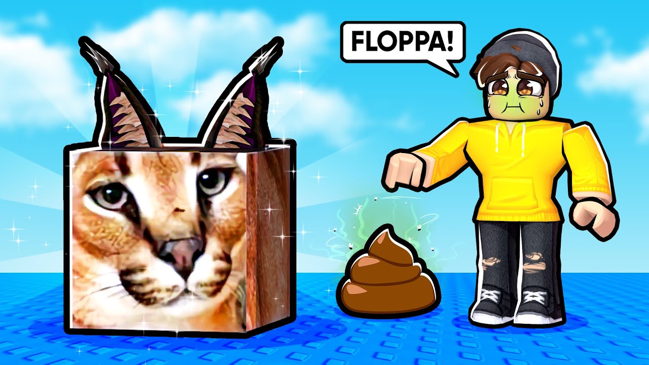 Pósters: Gran Cabeza Floppa Roblox