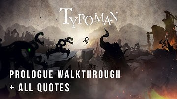 Typoman Mobile | Android Gameplay & Prologue Walkthrough (All Quotes)
