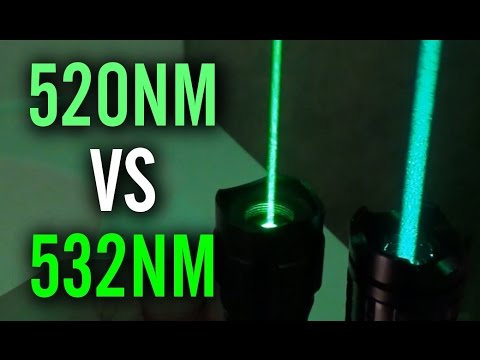 Laser Pointers: 520nm vs Comparison -