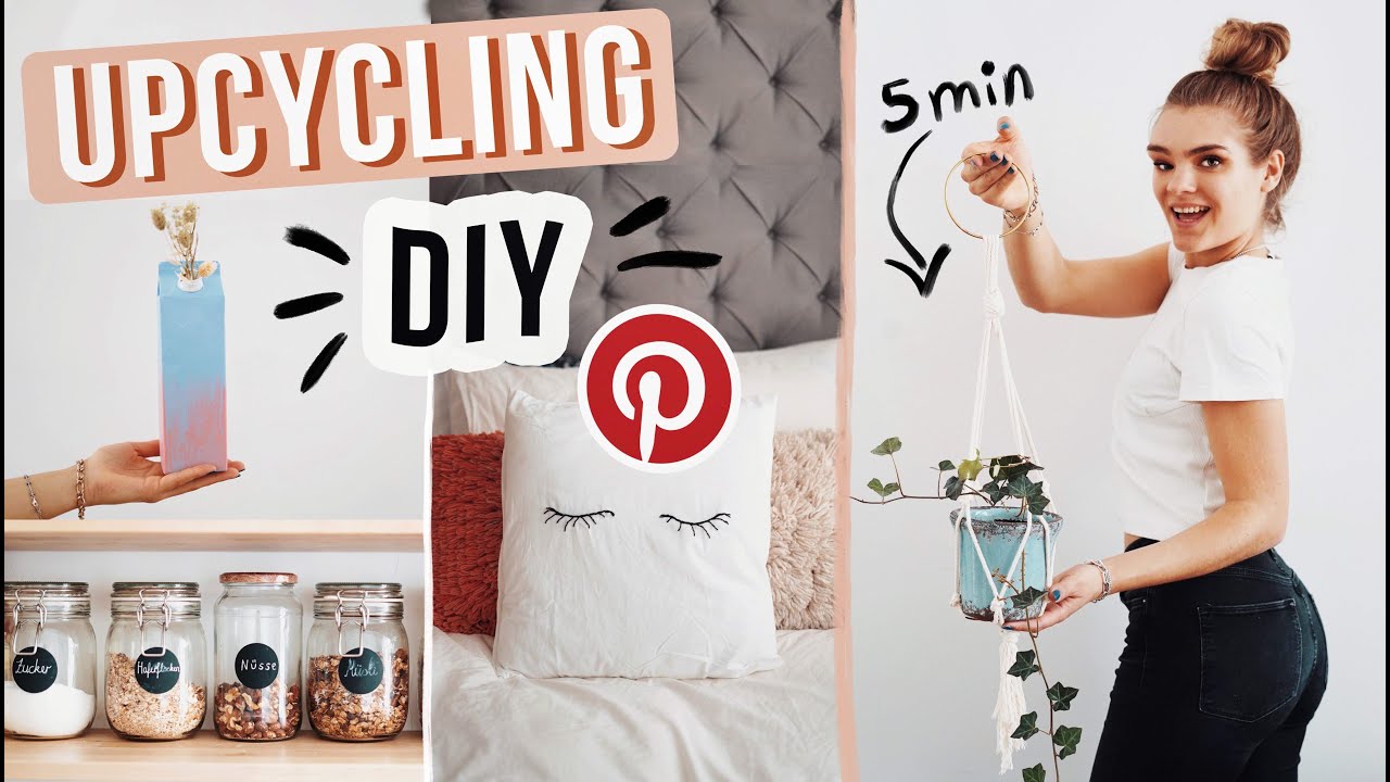 4 Zimmer Deko Upcycling DIY's die jeder easy nachmachen kann // I