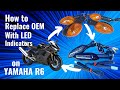 How to replace oem with led indicators on a motorcycle