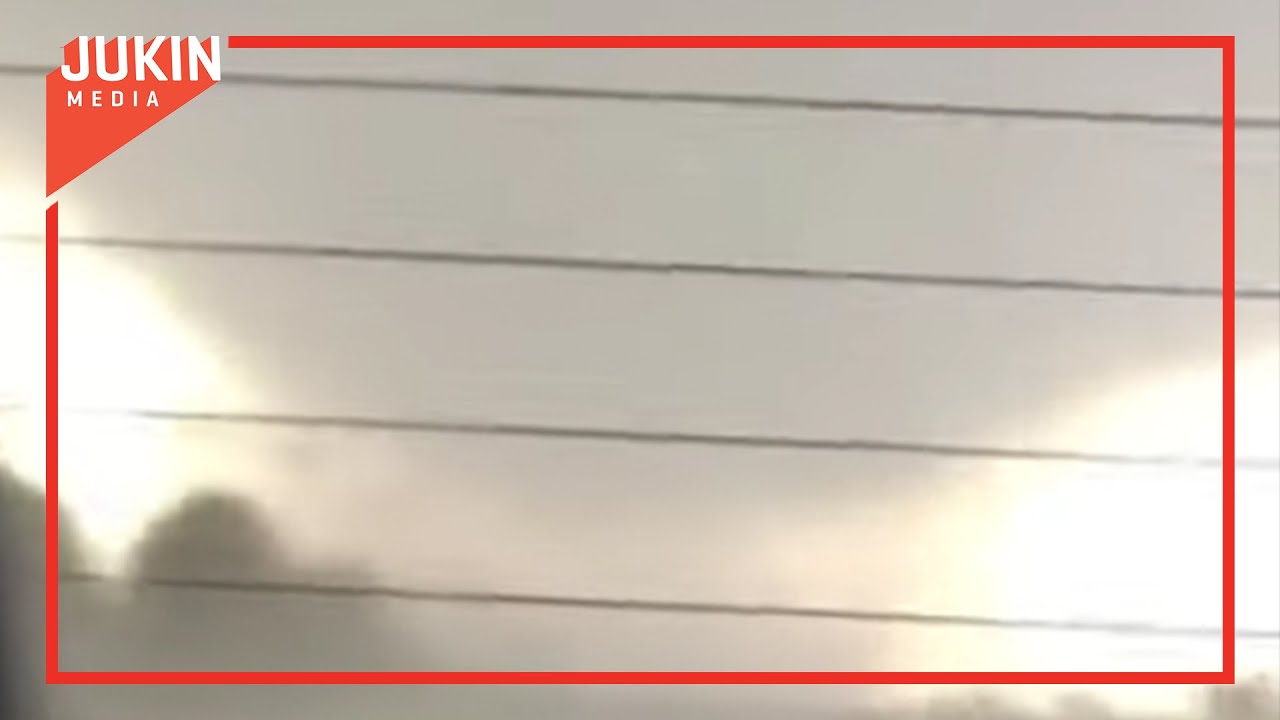 clips for crocs Massive Tornado formed behind car