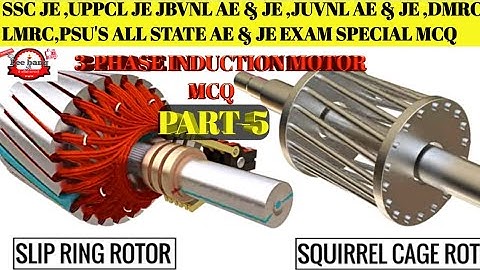 Three phase induction motor mcq by rk rajput, SSC je uppcl je & AE