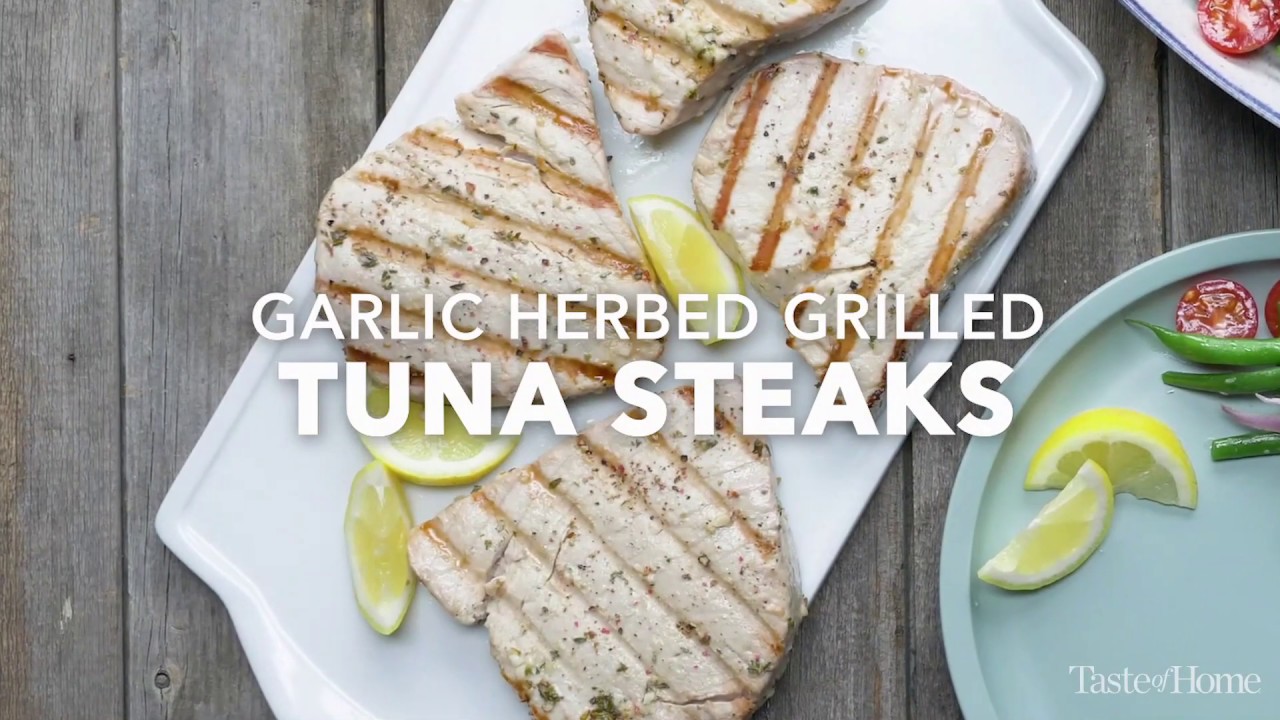 Grilled Tuna Steaks - YouTube
