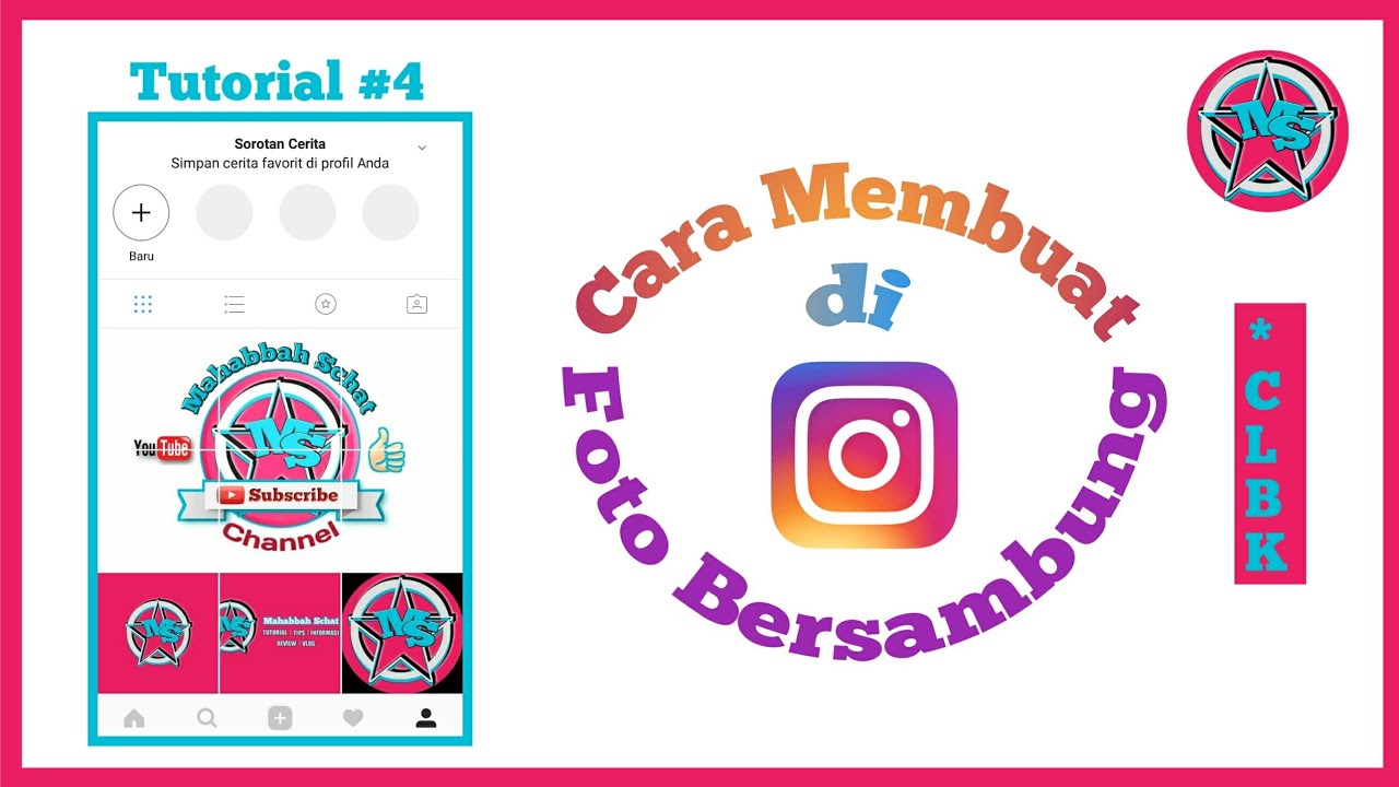 Cara Membuat Foto Puzzle Bersambung Di Instagram Tutorial 4