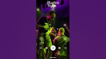 Thumbnail of Tekno - Pana (Lyrics) #lyricstrybe #afrobeats