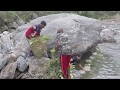 HIMALAYAN TROUT FISHING IN SMALL RIVER OF NEPAL | METHODS OF CATCHING FISH | HOW TO FISH |