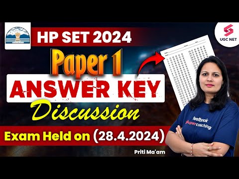 HP SET Paper 1 Answer Key 