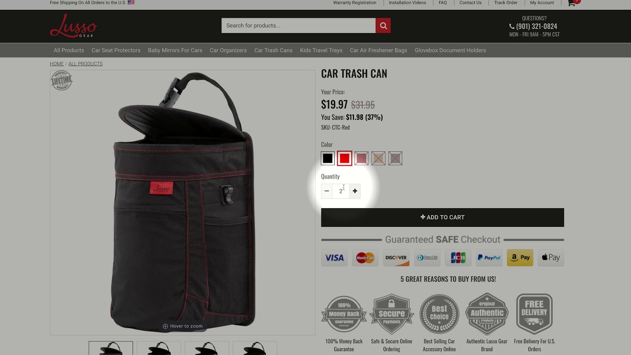 lusso gear baby mirror