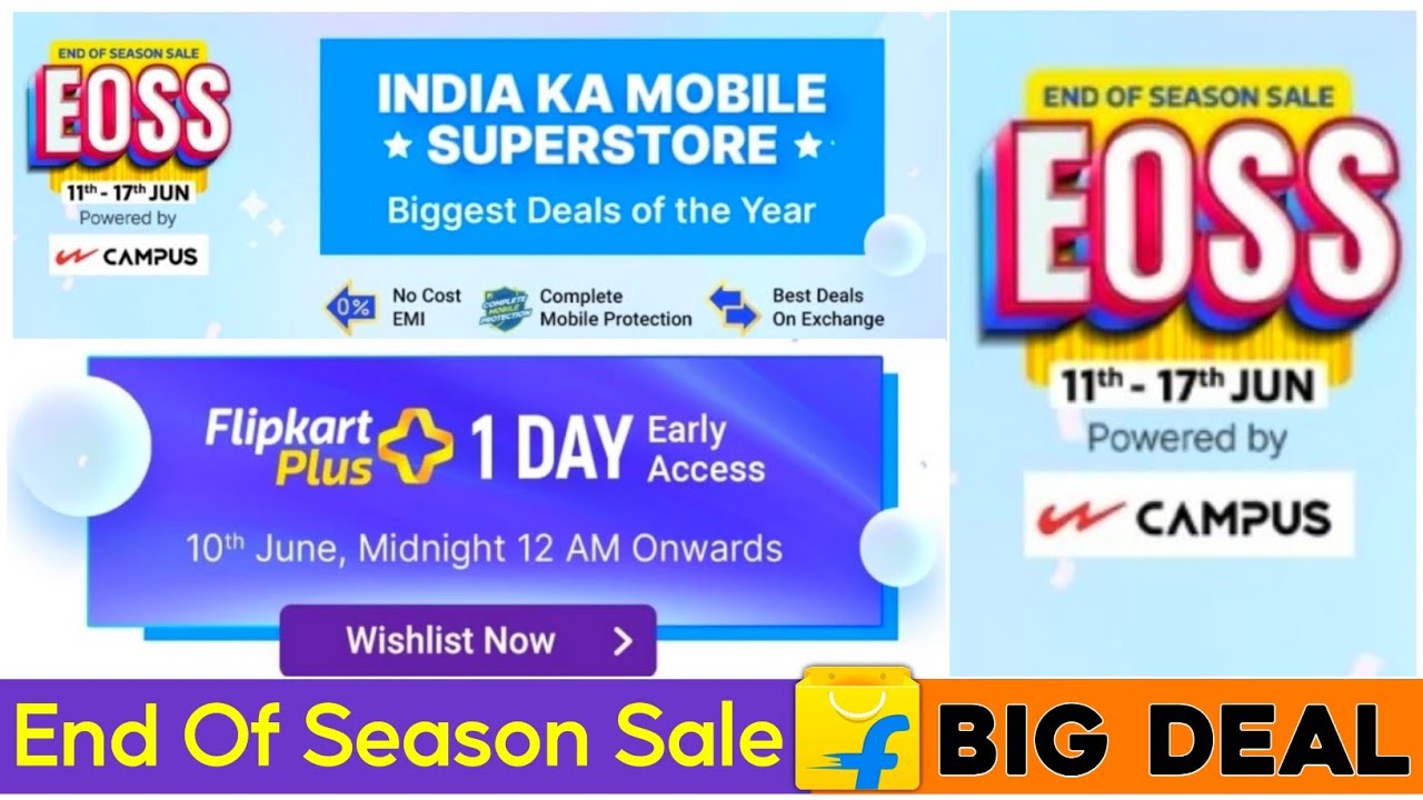 Flipkart Big Deal🔥 Sale Date & Bank Offer 🔥Flipkart Eoss Sale 2022🔥