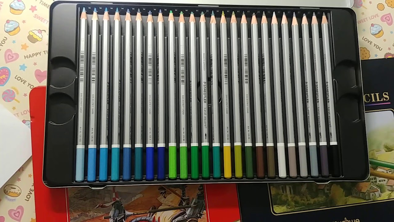 파버카스텔, 문화색연필, 스테들러 비교.