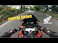 Pure sound  riding in philippine streets  2023 honda cbr650r  orion exhaust